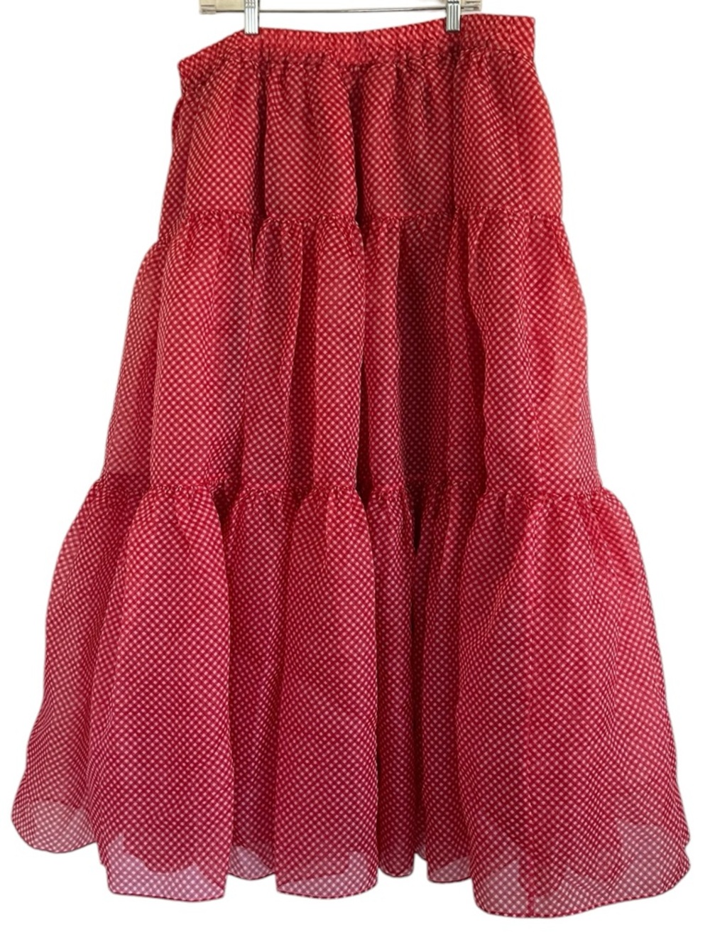 Selkie Red The Baby Gingham Favourite Skirt Size 3X - Picture 2 of 10